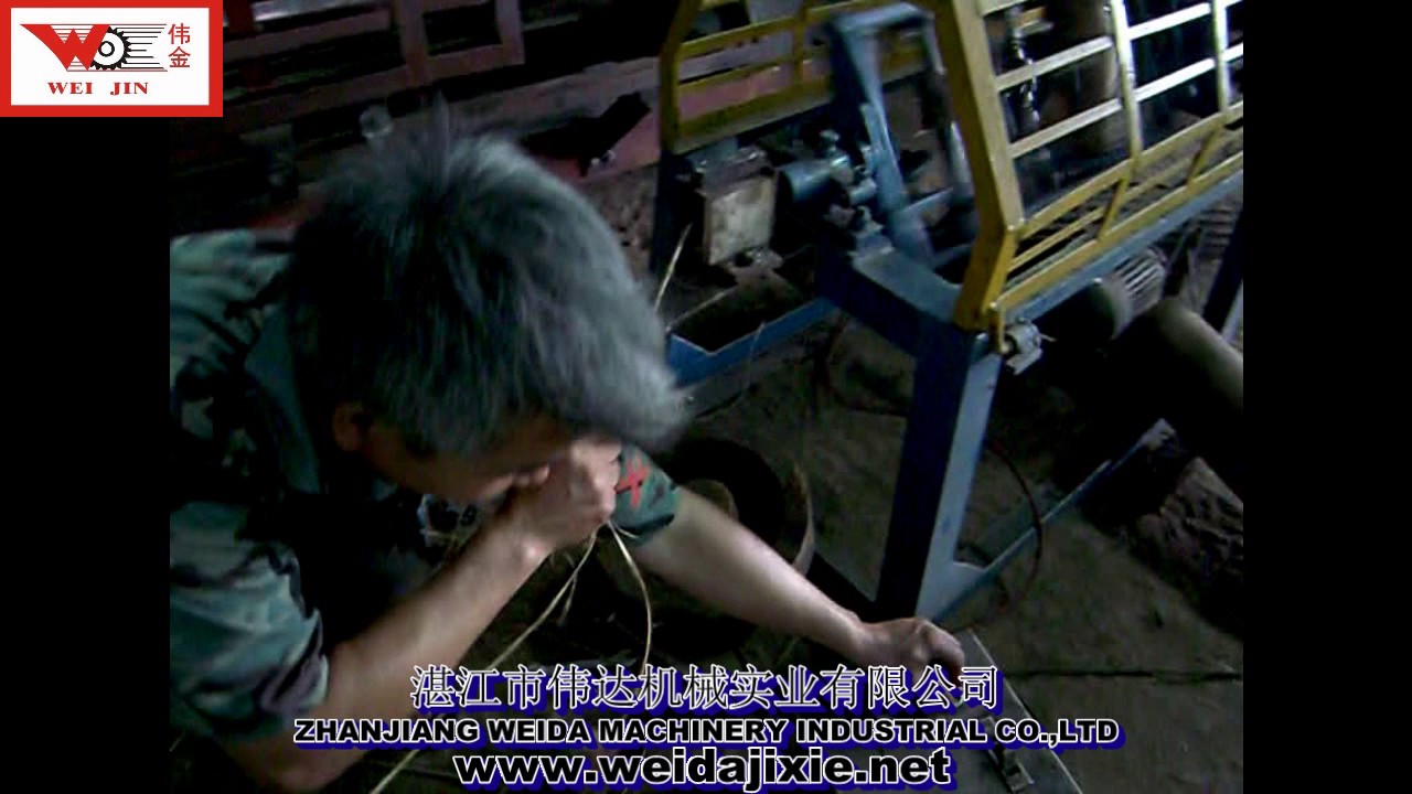 NO.6 Sisal Jute Banana Fiber Ply Rope making machine