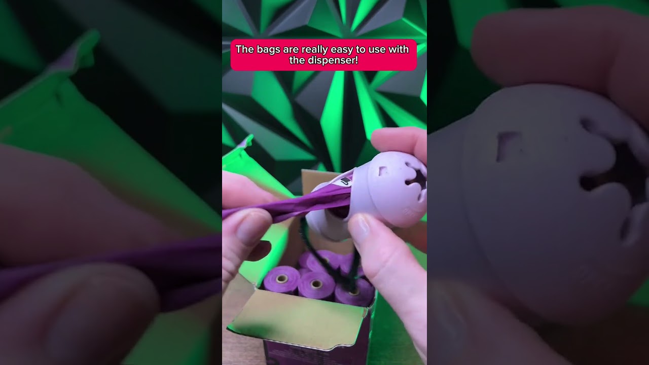 Must-Have Pet Poop Bags with Leash Dispenser & 288 Bags 