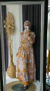 Flat Bunga Maxy Gamis Monalisa Premium