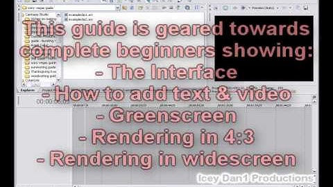 Sony Vegas Guide For Beginners (Editing Runescape Videos)