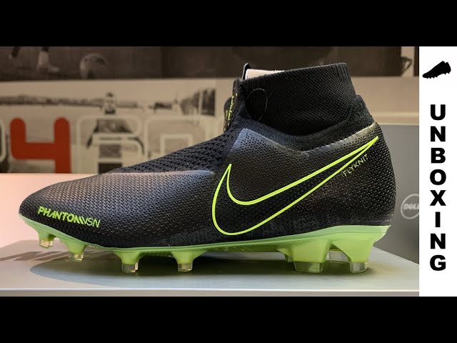 Nike Phantom Vision Elite DF FG Under The Radar - Black/Volt - YouTube