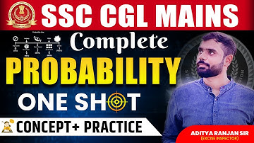 ✅COMPLETE PROBABILITY(प्रायिकता)🎲 | SET THEORY, VENN DIAGRAM, ODDS🔥|| By Aditya Ranjan Sir