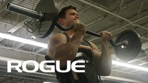 The new Rogue Curl Bar and Arm Blaster featuring Dan Bailey