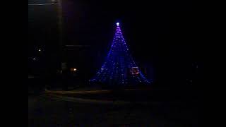 Service First Flagpole Christmas Tree Lights