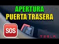 Apertura puertas traseras de emergencia #teslamodel3 #tesla #teslamodely