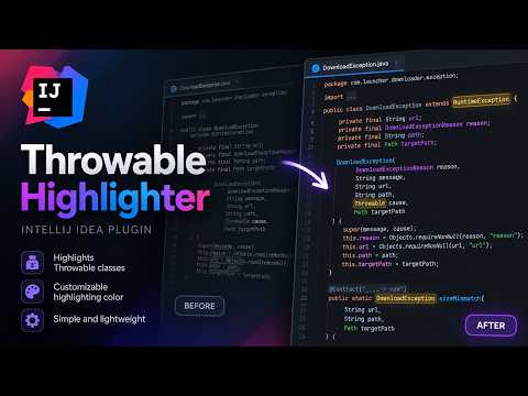 Throwable Highlighter for IntelliJ IDEA — Plugin Demo
