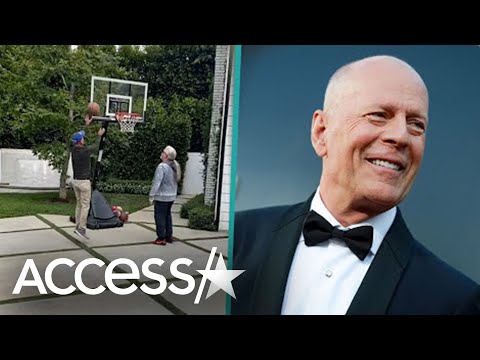 Bruce Willis Plays Basketball In Rare Video After Aphasia Diagnosis