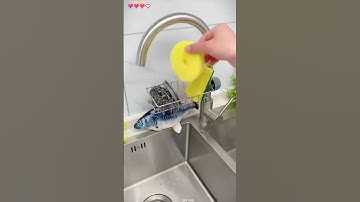 Giá Treo Vòi Đựng Đồ INOX Để Đồ Giẻ Rửa Chén Bát