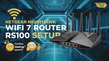 Netgear Nighthawk WiFi 7 Router RS100 Setup