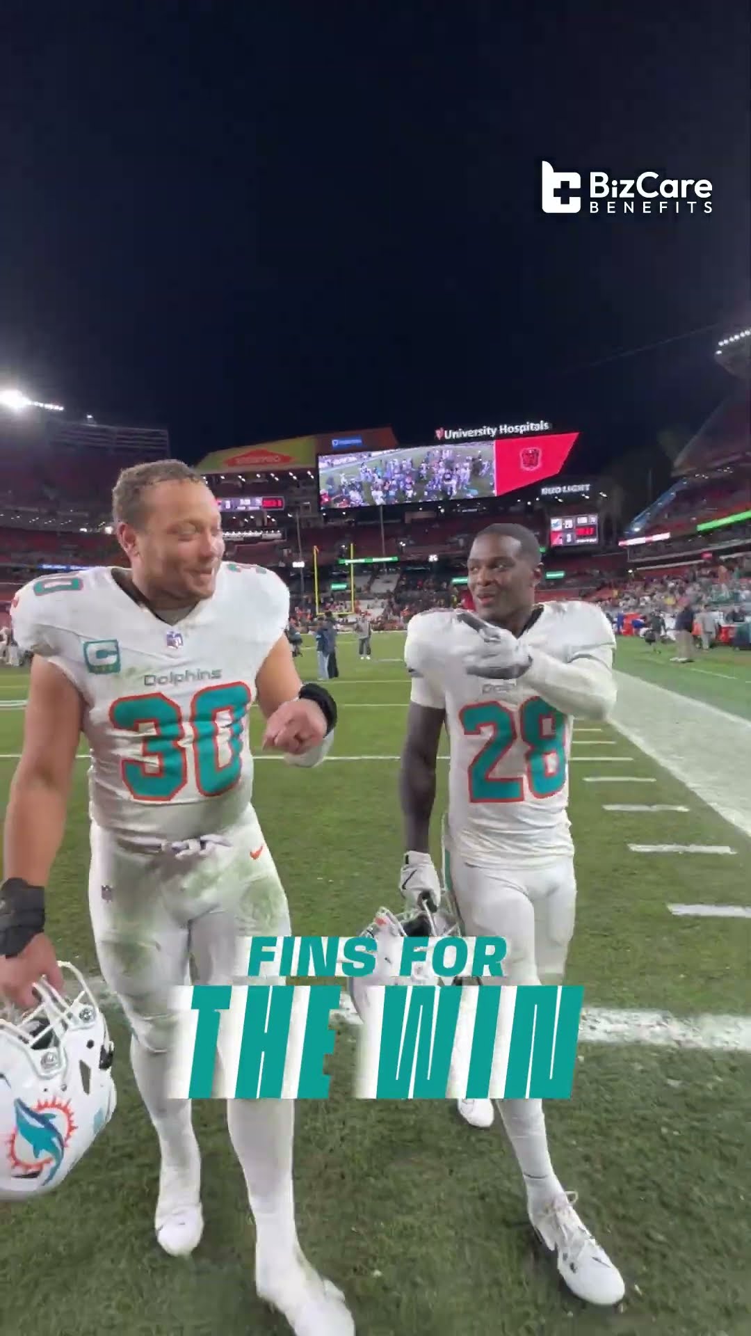 FINS FOR THE WIN! ?