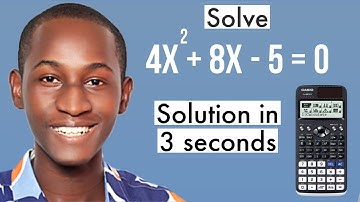 HOW TO FIND ROOTS OF QUADRATIC EQUATION FAST IN SCIENTIFIC CALCULATOR: Casio fx-991 ex classwiz