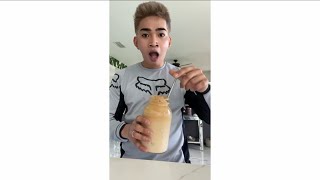 bretman rock making the famous tiktok WHIPPED ICED COFFEE ☕