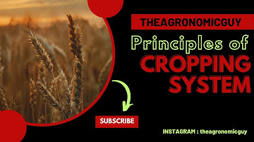 Principles of cropping system 👀 #agronomy #agriculture