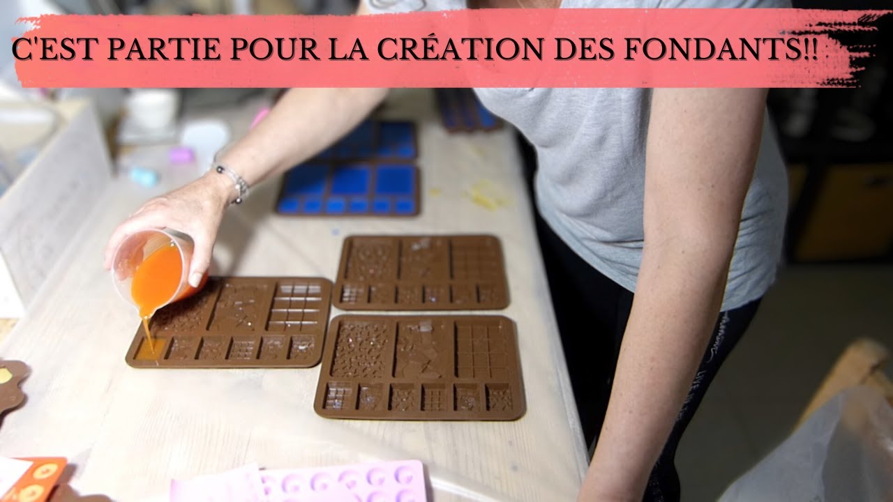 Fabrication et démoulage des fondants parfumés!!!