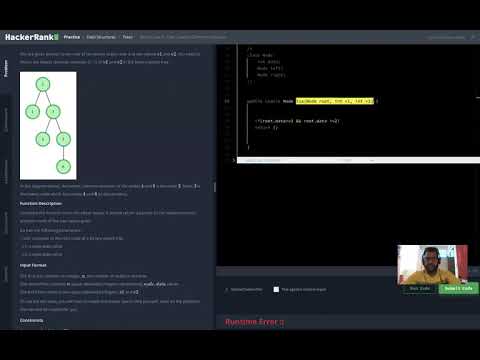lowest common ancestor{HackerRank}