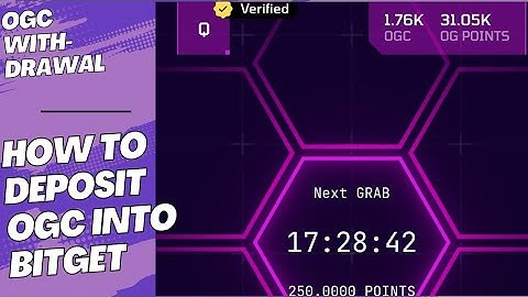 How To Deposit OGC On Bitget Exchange || OGC Airdrop Claim In Bitget Full Method || OGC New Update