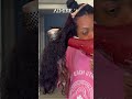 AIMIKE Round Blowout Brush on Long Thick Curly Hair #aimike