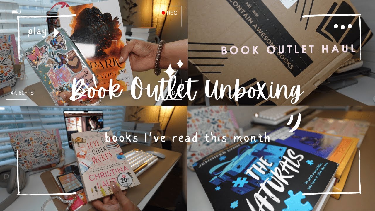 Books I've read this month! 🍵 BOOK OUTLET unboxing 📖💖 - YouTube