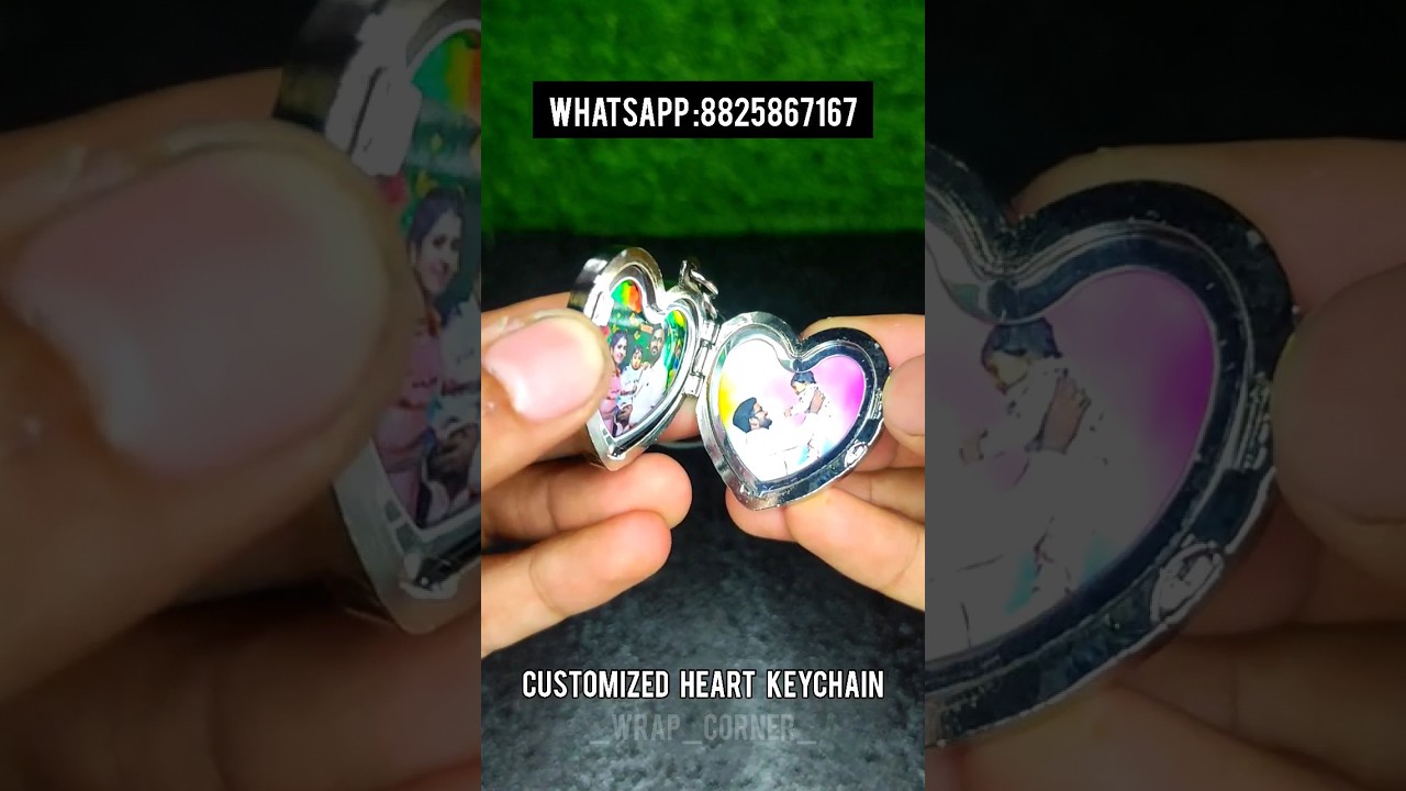 🤑⁉️New Product...💝 - Customized Heart Key Chain 