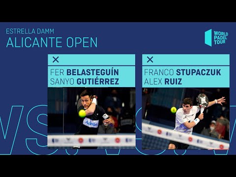 Resumen cuartos de final Belasteguín/Sanyo Vs Ruiz/Stupaczuk Estrella Damm Alicante Open 2021