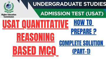 USAT Quantitative Reasoning PREP. METHOD  : : MCQ Solutions, Tips, and Tricks .