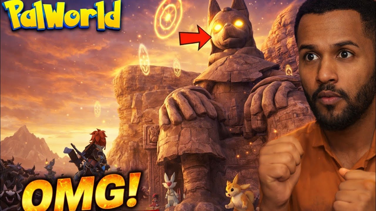 FINALLY I FOUND GOD OF THE POKEMON ANUBIS 😱|PALWORLD #13 