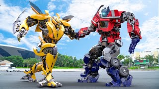 Transformers One | Optimus Prime vs Bumblebee Fight Scene | Paramount Pictures (2024 Movie)