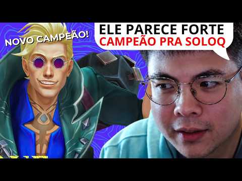BONECO DE SOLOQ?? ESA e TAY REAGEM AO NOVO CAMPEÃO DO LEAGUE OF LEGENDS, LOCKE !