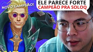 BONECO DE SOLOQ?? ESA e TAY REAGEM AO NOVO CAMPEÃO DO LEAGUE OF LEGENDS, LOCKE !