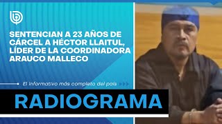 Sentencian a 23 años de cárcel a Héctor Llaitul, líder de la Coordinadora Arauco Malleco