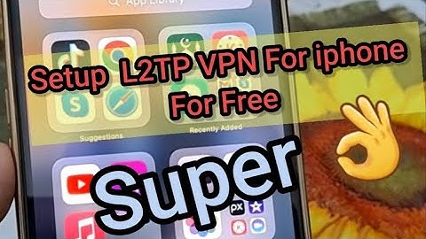 HOW TO Setup L2TP VPN For iphone For Free|| Free unlimited  VPN without any ADS
