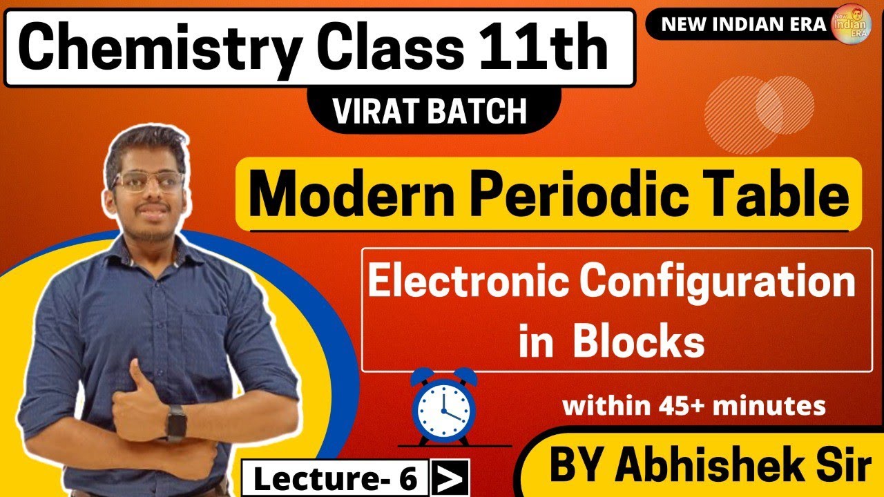 Lecture 6 | Chapter 7 Modern periodic table chemistry class 11 ...