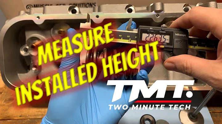 Two Minute Tech: Measure Valve Spring Installed Height