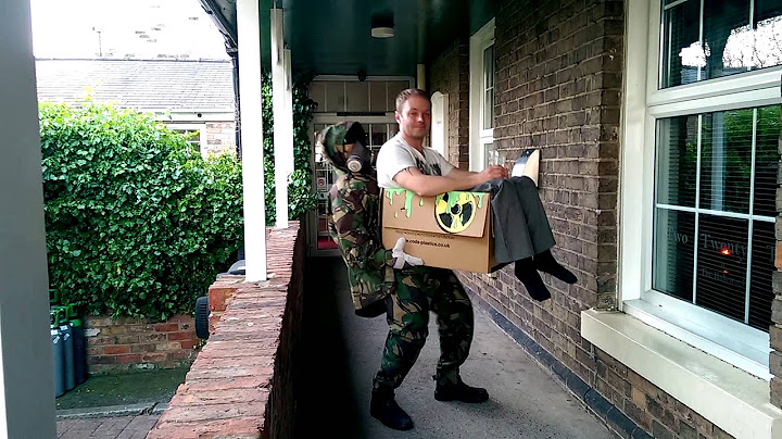 Man in a box illusion costume