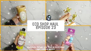 ECO SHOP HAUL episode 23 / common things you can get from ECO