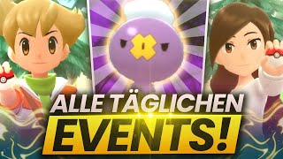 ALLE TÄGLICHEN EVENTS in Pokemon Strahlender Diamant und Leuchtende Perle!