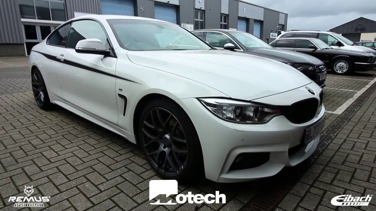 Motech Performance BMW 420D with Remus Powerizer Eibach Springs and Spacers and Remus Exhaust