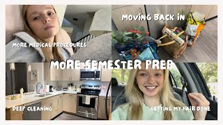 prepping for my junior year of nursing school pt 2 | nursing orientation, cleaning, moving back in
