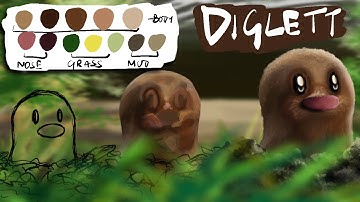 A Realistic Pokémon Painting | Digital Painting Timelapse