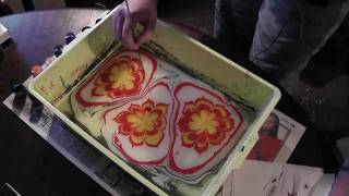 Paper marbling- Ebru style