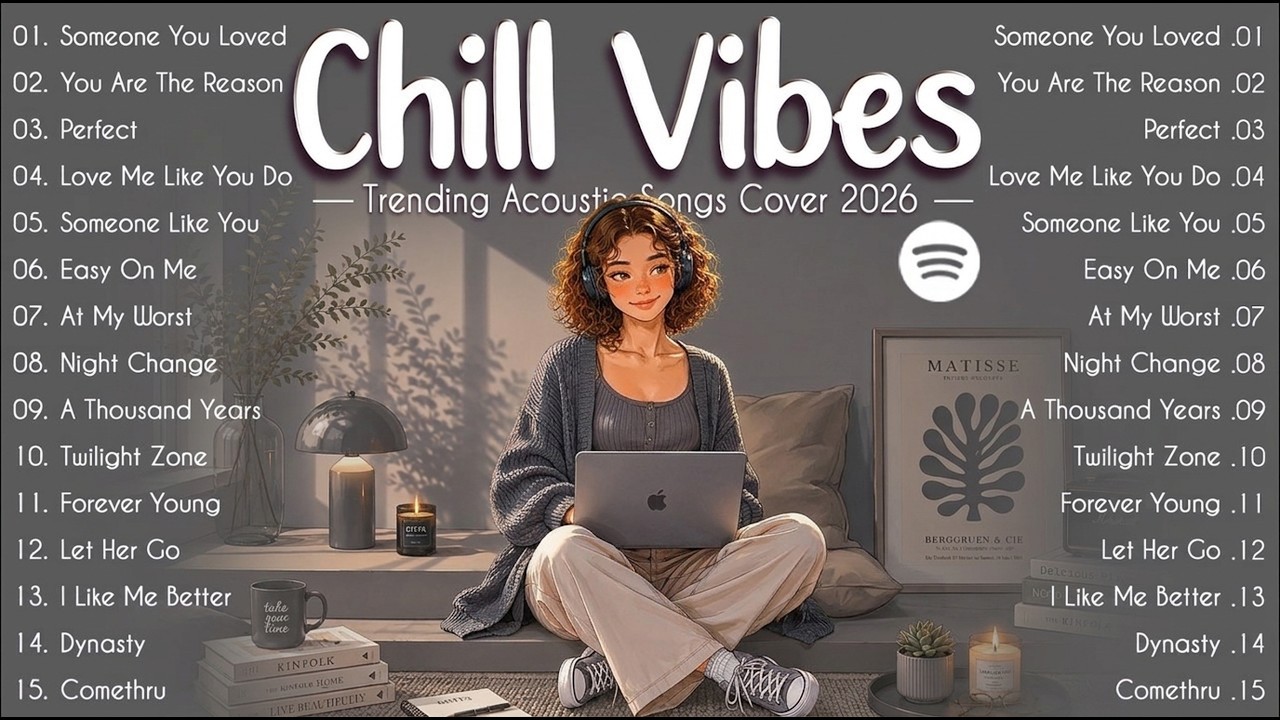 Mind Pop Coffee & Cozy Vibes ☕ Relaxing Acoustic Pop Ballads 2026 – Calm Your ...