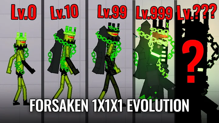 FORSAKEN 1x1x1 Evolution In Melon Playground - People Playground