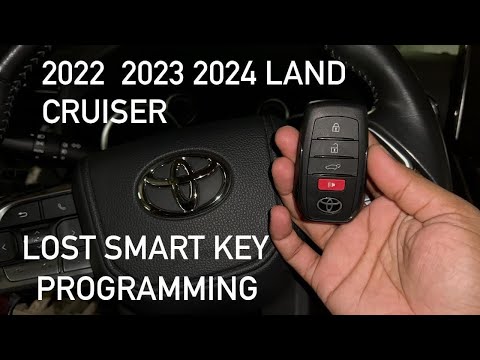 2022 2023 2024 Land Cruiser all smart keys lost programming using lonsdor k518 pro
