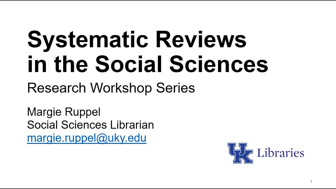 systematic-reviews-for-the-social-sciences-youtube