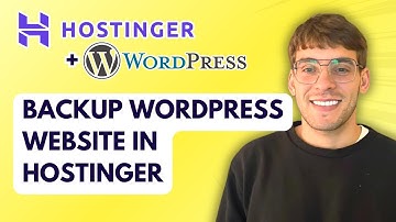 How to Backup WordPress Website in Hostinger [2025 Guide]