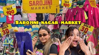 SAROJINI NAGAR MARKET SHOPPING AND BARGAIN WITH ME WITH LOCATION AND SHOP NO STARTING ₹50|| MEETUP