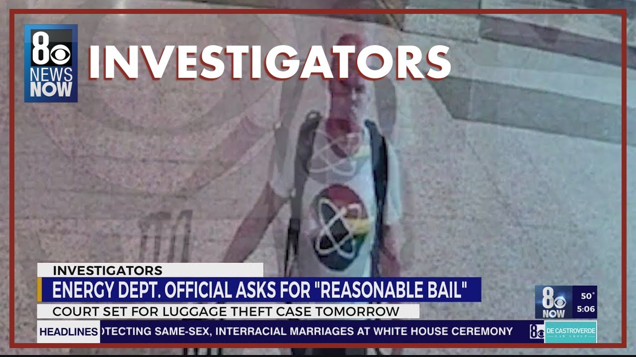 Energy department official accused of stealing luggage at Las Vegas ...