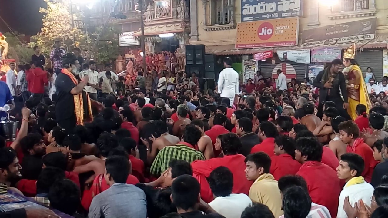 Dappu srinu Ayyapa bajana Guntur in Atukuru road