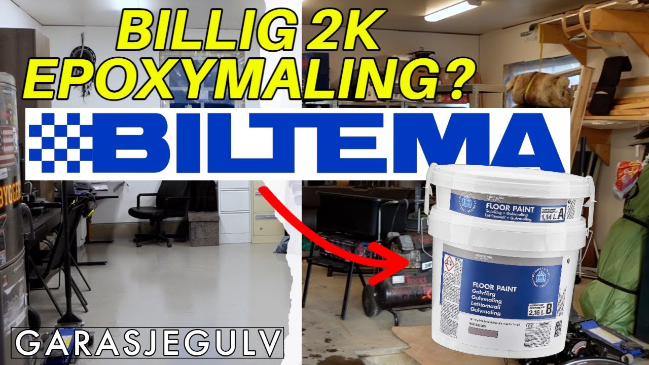 Biltema Epoxy 2K Gulvmaling Funker Det? YouTube