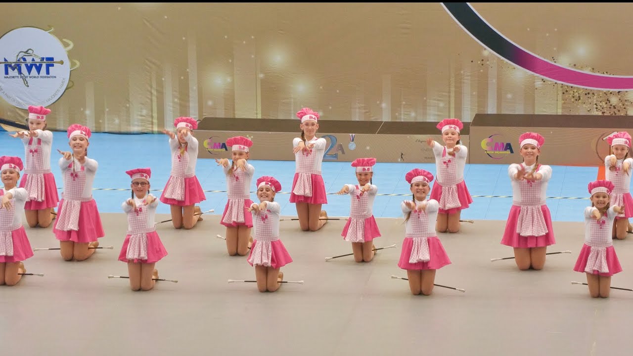 Majorettes *Sympa, TJ Viktoria Vestec* / BATON podio , Mažoretky / Hradec Kralove 2025 |